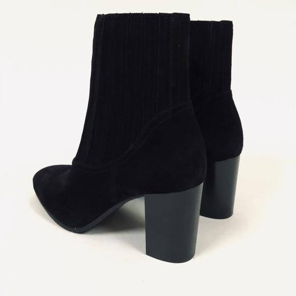 Aquatalia Fayren Weatherproof Leather Suede Bootie - Picture 4 of 9